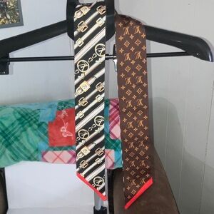 Designer Black and Brown Patterned Ties